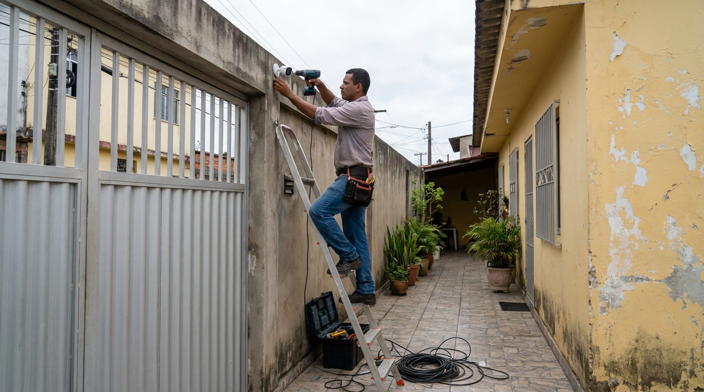 Passagem de Cabeamento no Centro, Juiz de Fora‑MG